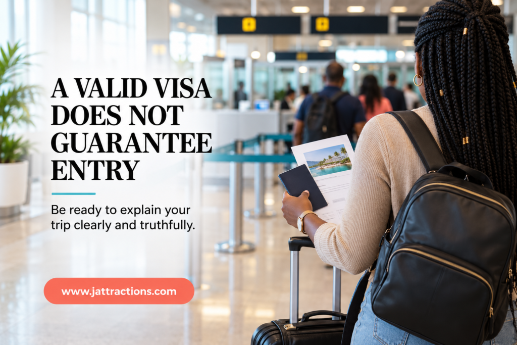 Valid US Visa doesnot guarantee entry