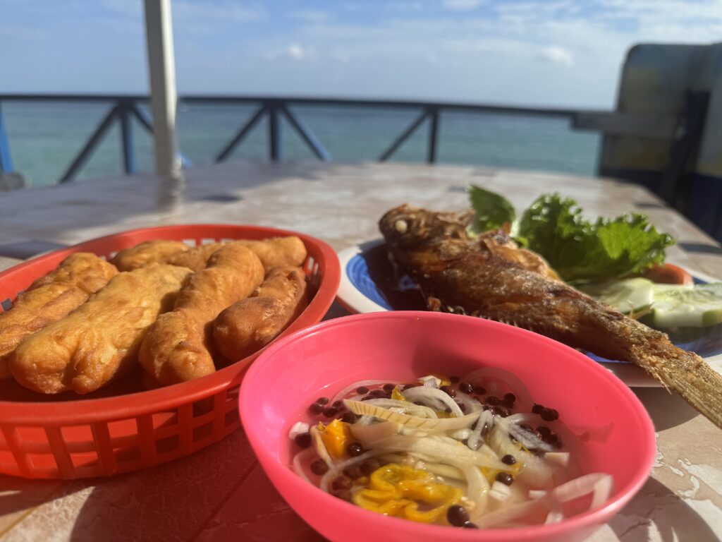 hellshire beach jamaica food